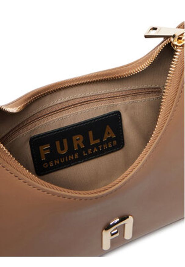 Furla Torebka Diamante Mini WB00863 AX0733 BG 4489S Brązowy. Kolor: brązowy. Materiał: skórzane