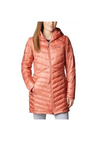 columbia - Kurtka zimowa damska Columbia Joy Peak Mid. Kolor: czerwony. Sezon: zima. Sport: turystyka piesza #1