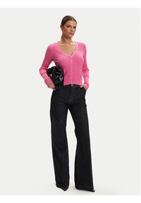 only - ONLY Kardigan Mist 15363392 Różowy Slim Fit. Kolor: różowy. Materiał: syntetyk #3