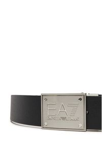 EA7 Emporio Armani Pasek Męski 7X000091 AF14319 MC165 Czarny. Kolor: czarny. Materiał: skóra #3