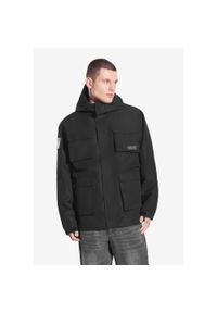 Kurtka turystyczna męska Prosto Cargo zimowa. Kolor: czarny. Sezon: zima #1