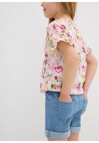 bonprix - Szorty dżinsowe o średnim stanie. Kolor: niebieski. Sezon: lato #2