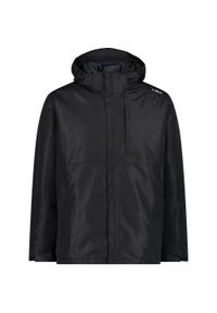 Kurtka męska turystyczna CMP 33Z1577D. Kolor: czarny, wielokolorowy, biały. Sport: turystyka piesza #1