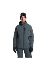 Kurtka narciarska Tenson Prime Pro. Kolor: zielony. Materiał: poliester, materiał. Sezon: zima. Sport: narciarstwo #1