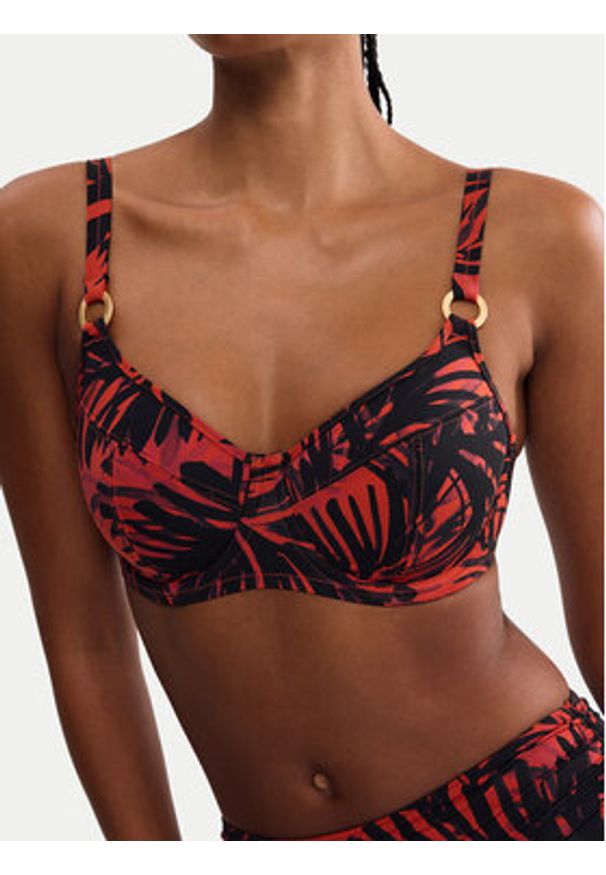 Triumph Góra od bikini Summer Palm 10226611 Brązowy. Kolor: brązowy. Materiał: syntetyk