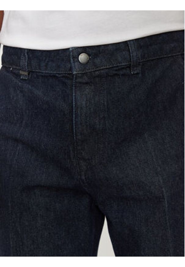 United Colors of Benetton - United Colors Of Benetton Jeansy 4WTYUE01M Granatowy Slim Fit. Kolor: niebieski