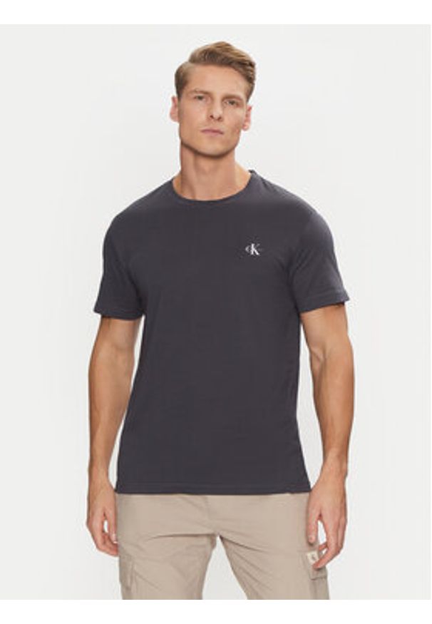 Calvin Klein Jeans Komplet 2 t-shirtów 2 Pack Monologo T-Shirt J30J320199 Kolorowy Regular Fit. Materiał: bawełna. Wzór: kolorowy