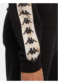 Kappa Bluza Banda Pepitagt 321Q4RW Czarny Relaxed Fit. Kolor: czarny. Materiał: syntetyk #3