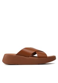 Klapki FitFlop. Kolor: brązowy