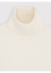 Pako Lorente - PAKO LORENTE – Biały gładki golf męski. Typ kołnierza: golf. Kolor: szary, beżowy, biały. Materiał: poliamid, bawełna, elastan. Wzór: gładki. Sezon: zima, jesień #6