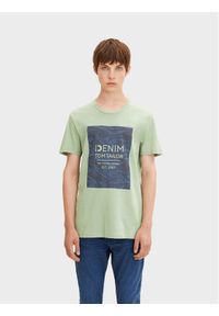 Tom Tailor Denim T-Shirt 1033036 Zielony Regular Fit. Kolor: zielony. Materiał: bawełna #1
