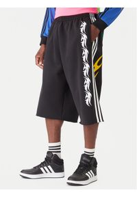 Adidas - adidas Szorty sportowe Spiders JW0205 Czarny Oversize. Kolor: czarny. Materiał: bawełna. Styl: sportowy