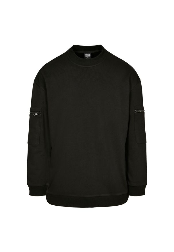 Bluza Urban Classics training terry crew. Kolor: czarny