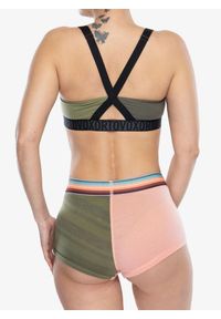 ORTOVOX - Stanik sportowy Ortovox 150 Essential Sports Top. Kolor: zielony