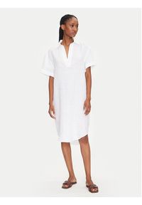 GANT - Gant Sukienka letnia 4503433 Biały Relaxed Fit. Kolor: biały. Materiał: len. Sezon: lato #4