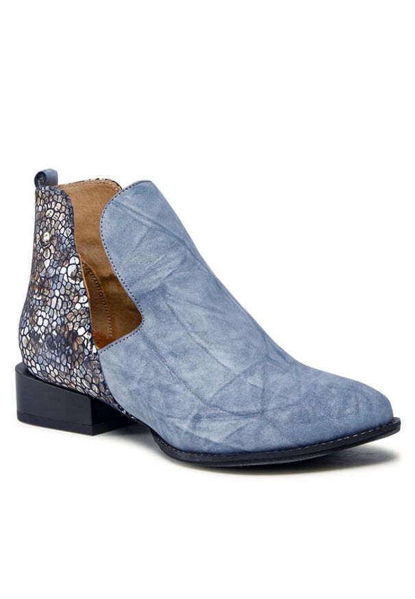Botki Maciejka. Kolor: niebieski