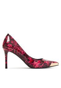 Szpilki Versace Jeans Couture. Kolor: czerwony. Obcas: na szpilce
