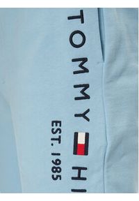 TOMMY HILFIGER - Tommy Hilfiger Spodnie dresowe Logo MW0MW08388 Niebieski Regular Fit. Kolor: niebieski. Materiał: bawełna #4