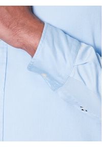 TOMMY HILFIGER - Tommy Hilfiger Koszula Core Flex Dobby MW0MW25038 Błękitny Slim Fit. Kolor: niebieski. Materiał: bawełna #4