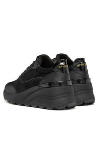 Geox Sneakersy D Spherica Ec13 D45WAA 0JS85 C9999 Czarny. Kolor: czarny. Materiał: skóra