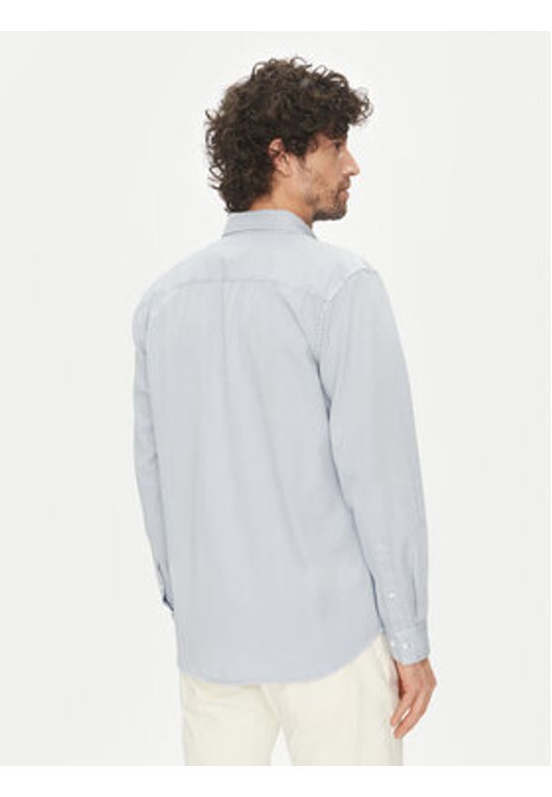 Calvin Klein Koszula K10K114200 Błękitny Comfort Fit. Kolor: niebieski. Materiał: bawełna