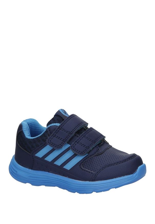 Casu - granatowe buty sportowe na rzepy casu f-683. Zapięcie: rzepy. Kolor: niebieski