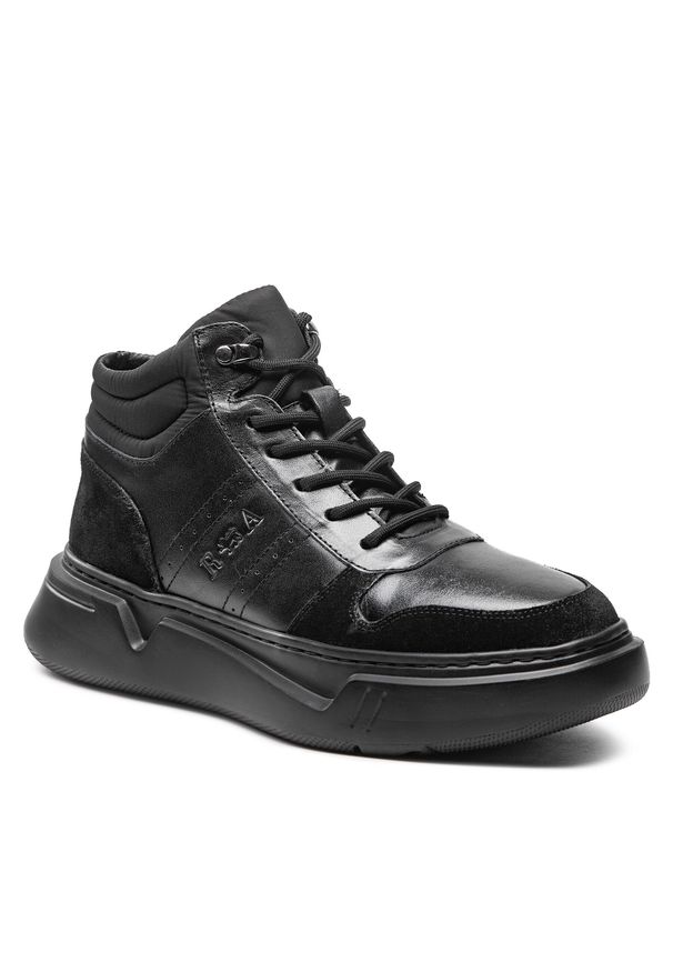 Sneakersy Rage Age RA-22-06-000379 601. Kolor: czarny. Materiał: skóra