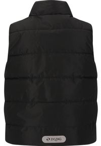 ZigZag - Kurtka dziecięca bez rękawów Zigzag Lungo. Kolor: czarny. Długość rękawa: bez rękawów. Styl: sportowy