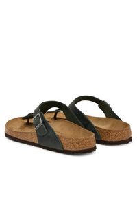 Birkenstock Japonki Gizeh 1032738 Zielony ciemny. Kolor: zielony. Materiał: skóra #5