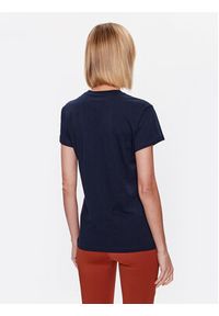 Helly Hansen T-Shirt 63341 Granatowy Regular Fit. Kolor: niebieski. Materiał: bawełna