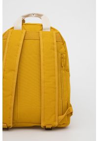 Lefrik Plecak damski kolor żółty duży gładki. Kolor: żółty. Materiał: poliester. Wzór: gładki #4