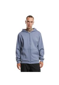 Urban Classics - Bluza Męska Cozy Full Zip. Kolor: niebieski, wielokolorowy, szary