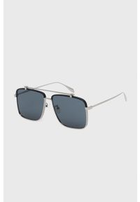 Alexander McQueen okulary przeciwsłoneczne męskie kolor granatowy. Kolor: niebieski #7
