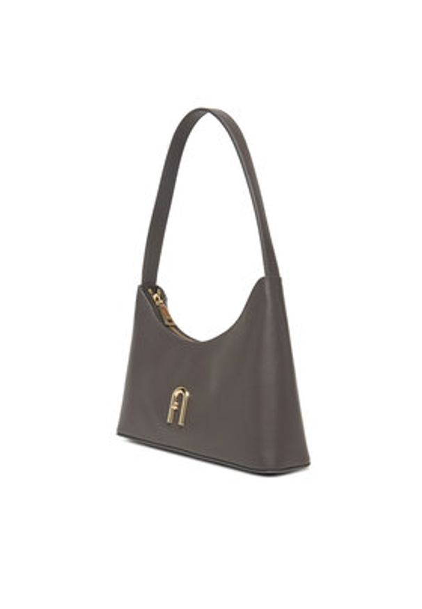 Furla Torebka Diamante WB00863 AX0733 BG 4283S 1007 Szary. Kolor: szary. Materiał: skórzane