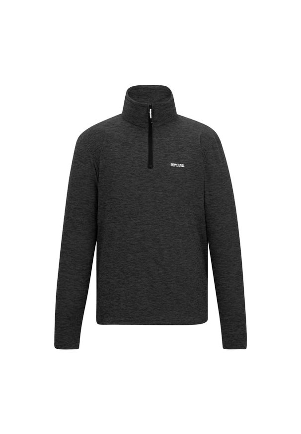 Regatta - Bluza Polarowa Męska Melanżowy Suwak Do Połowy Thompson. Kolor: szary, wielokolorowy, fioletowy. Materiał: polar. Wzór: melanż. Styl: sportowy. Sport: turystyka piesza