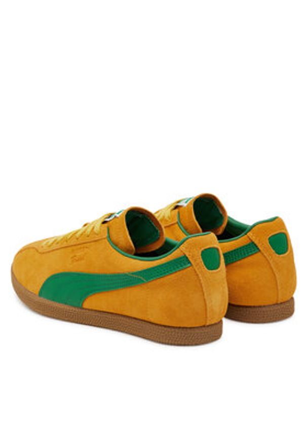 Puma Sneakersy Brasil 401048 03 Pomarańczowy. Kolor: pomarańczowy. Materiał: zamsz, skóra