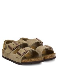 Birkenstock Sandały Milano As 1029465 S Beżowy. Kolor: beżowy. Materiał: zamsz, skóra #2