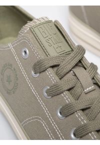 Big-Star - Trampki męskie niskie khaki RR174325 301. Kolor: zielony. Materiał: jeans, materiał. Sezon: wiosna. Styl: elegancki #3