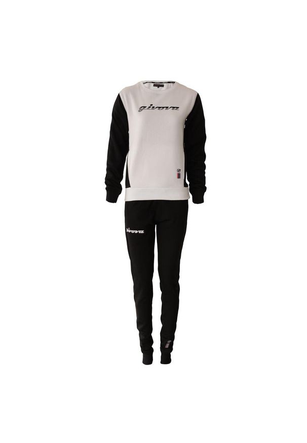 Damski dres Givova z polaru 102 g, rozmiar M. Kolor: czarny. Materiał: polar, dresówka