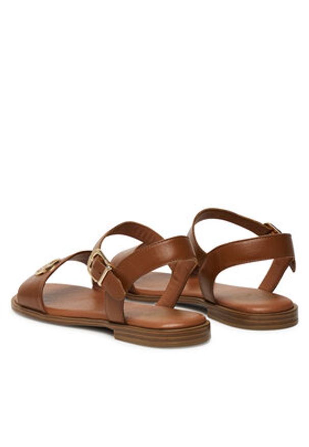 Beverly Hills Polo Club Sandały WI16-BAGA-02 Brązowy. Kolor: brązowy. Materiał: skóra