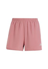 Adidas - Szorty Run It. Kolor: czerwony, wielokolorowy, różowy. Materiał: materiał. Sport: bieganie
