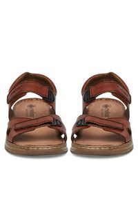 Rieker Sandały 21461-24 Brązowy. Kolor: brązowy. Materiał: skóra #4