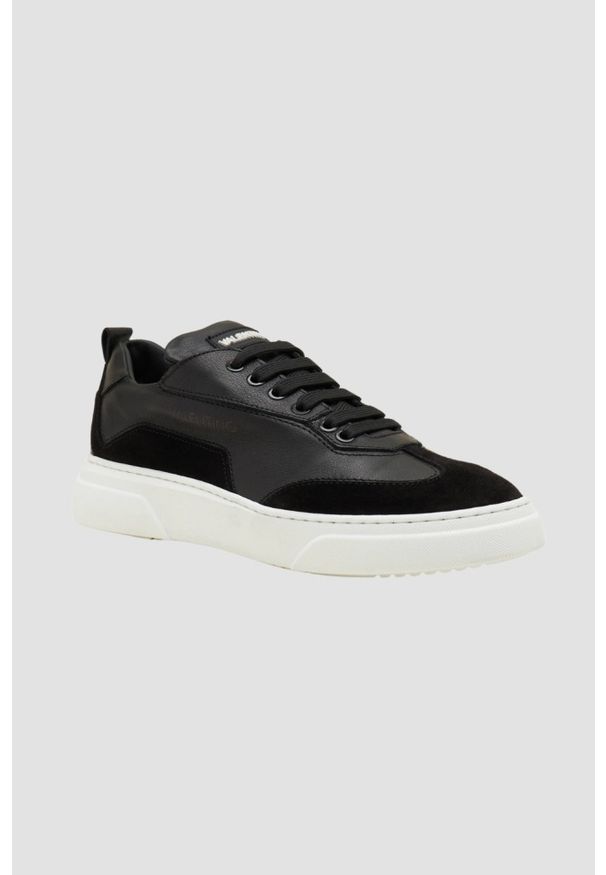 Valentino by Mario Valentino - VALENTINO Czarne sneakersy Stan S Lace-Up, Rozmiar 43. Kolor: czarny