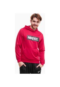 Bluza treningowa męska Nike NK DF FC Libero Hoodie. Kolor: różowy