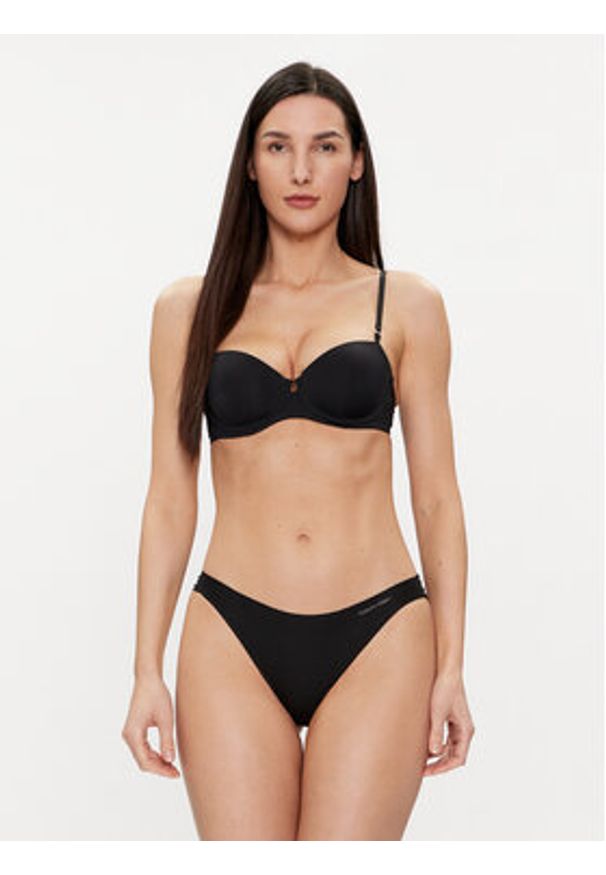 Calvin Klein Underwear Biustonosz balkonetka 000QF7292E Czarny. Kolor: czarny. Materiał: syntetyk