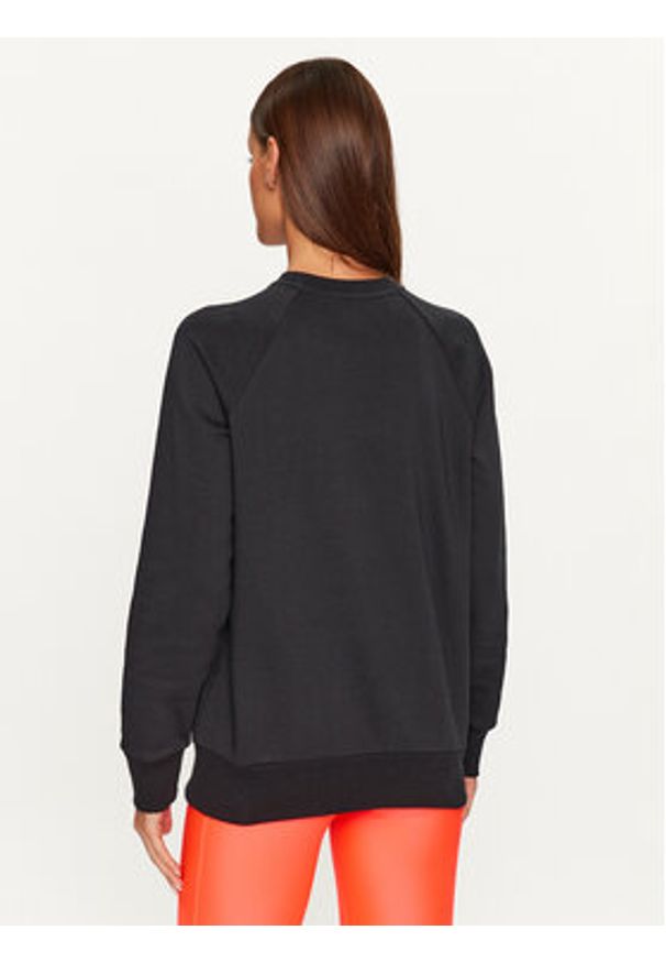 Under Armour Bluza Ua Rival Fleece Crew 1379508 Czarny Loose Fit. Kolor: czarny. Materiał: bawełna