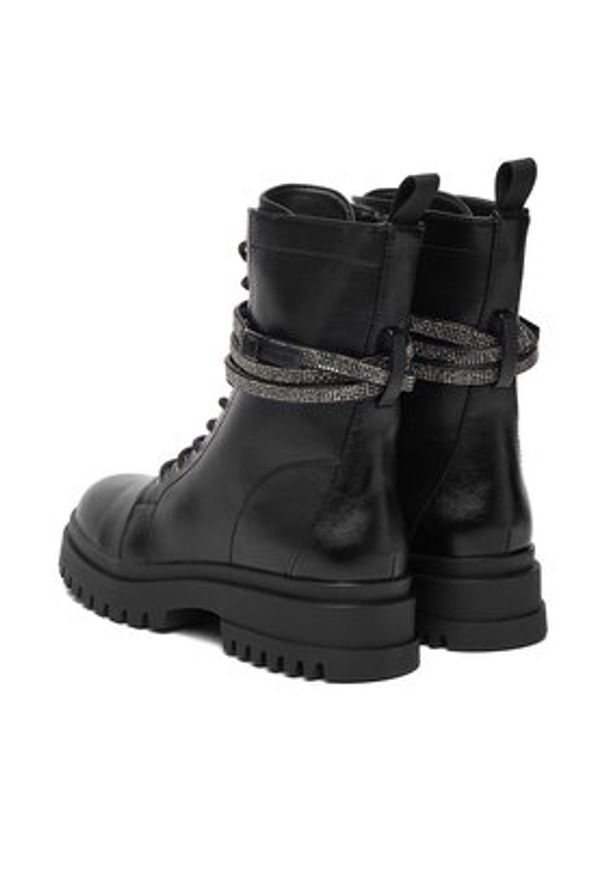 DeeZee Trzewiki 25302-1 Czarny. Kolor: czarny. Materiał: syntetyk, materiał