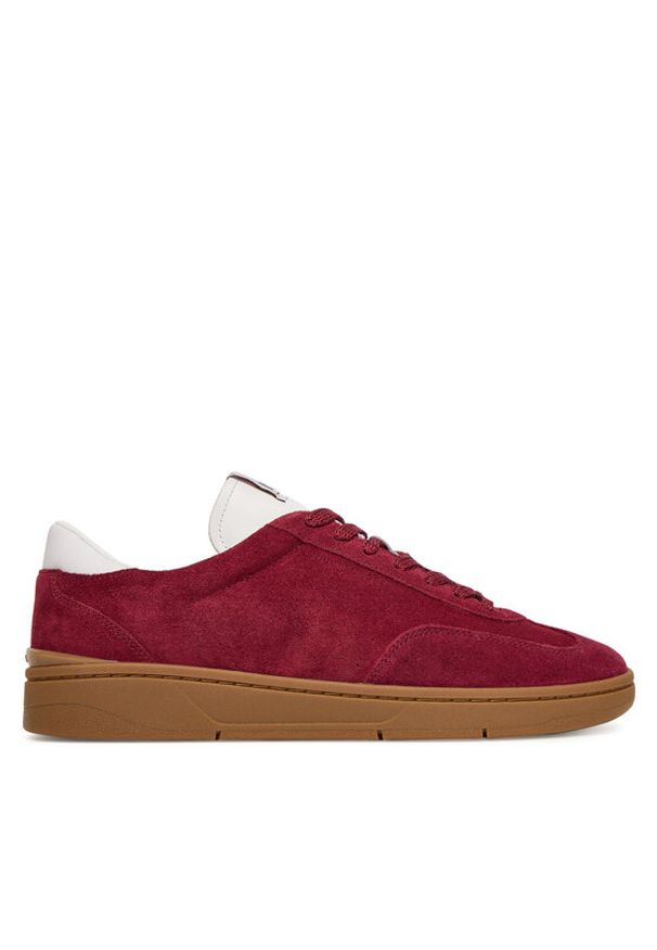 MICHAEL Michael Kors Sneakersy Wilton 42T5WLFS1S Bordowy. Kolor: czerwony. Materiał: nubuk, skóra