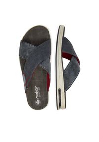 Rieker Klapki 29086-15 Granatowy. Kolor: niebieski. Materiał: syntetyk, materiał #6