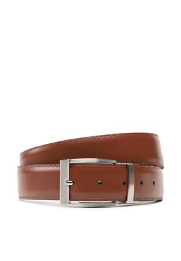 Timberland Pasek Męski 35Mm Rev Blk Classic Belt TB0A1BXX Brązowy. Kolor: brązowy. Materiał: skóra